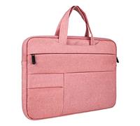 RAINYEAR 14 Pulgadas Funda Protectora para Portátil Compatible con 14" DELL HP ASUS Laptop Notebook Chromebook Tablet Ordenador Portátiles Bolsa Maletín con Asa y Multi Bolsillos,Rosa