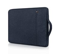 RAINYEAR 15,6 Pulgadas Funda Protectora para Portátil Compatible con 15,6" DELL HP ASUS Laptop Notebook Chromebook Ordenador Portátiles Bolsa con Asa y Bolsillo Delantero,Azul Marino