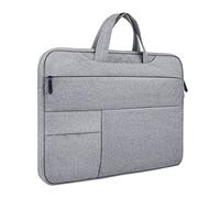 RAINYEAR 15,6 Pulgadas Funda Protectora para Portátil Compatible con 15,6" DELL HP ASUS Laptop Notebook Chromebook Ordenador Portátiles Bolsa Maletín con Asa y Multi Bolsillos,Gris