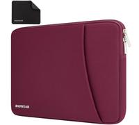 RAINYEAR Funda para portátil de 13,3-14 Pulgadas para Chromebook y Ultrabook, Compatible con MacBook Air de 15 Pulgadas M5 M4 M3 M2 A3448 A3241 A3114 A2941 Funda Protectora de 14 Pulgadas, Rojo