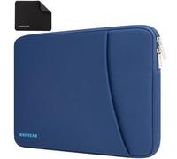 RAINYEAR Funda para portátil de 13,3-14 pulgadas para Chromebook y Ultrabook, compatible con MacBook Air de 15 pulgadas M5 M4 M3 M2 A3448 A3241 A3114 A2941 funda protectora de 14 pulgadas, Azul Marino