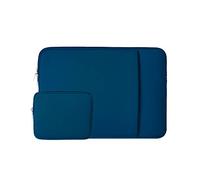 RAINYEAR Funda para portátil de 13 Pulgadas para MacBook Air 13 Pulgadas M4 M3 M2 M1, Funda Protectora para MacBook Pro de 13,3 y 14 Pulgadas con Bolsa de Accesorios de Bolsillo, Azul Marino