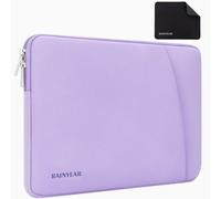 RAINYEAR Funda para portátil de 13 Pulgadas para Macbook Air 2025-2022 de 13,6 Pulgadas M4 M3 M2, Funda Simple para Macbook Pro M4 M3 M2 M1 de 14 Pulgadas, Púrpura