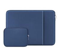 RAINYEAR Funda para Portátil de 14 Pulgadas Compatible con Notebook Chromebook de 14 Pulgadas, Funda para Macbook Air M4 M3 M2 de 15 Pulgadas con Bolsillo y Bolsa de Accesorios, Azul Marino