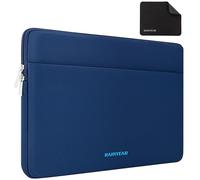 RAINYEAR Funda para portátil de 14 Pulgadas para Lenovo Thinkpad IdeaPad de 14 Pulgadas, MacBook Air 15,3 2025 2024 2023 M4 M3 M2, HP DELL Acer Chromebook de 14 Pulgadas, Mac Pro 15, Azul Marino
