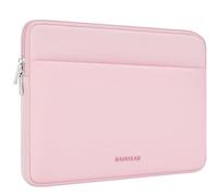 RAINYEAR Funda para Portátil de 15,6 Pulgadas Compatible con la Mayoría de Ultrabook Chromebook de 15,6 Pulgadas, Funda Protectora para Portátil con Bisel Ultra Delgado de 16 Pulgadas, Rosa Claro