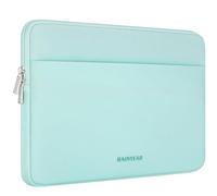 RAINYEAR Funda para Portátil de 15,6 Pulgadas Compatible con la Mayoría de Ultrabook Chromebook de 15,6 Pulgadas, Funda Protectora para Portátil con Bisel Ultra Delgado de 16 Pulgadas, Verde Menta