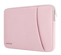 RAINYEAR Funda para Portátil de 15,6 Pulgadas Compatible con la mayoría de Ultrabooks Chromebook de 15,6 Pulgadas, Bolsa Protectora para Portátil con Bisel Ultra Delgado de 16 Pulgadas, Rosa Claro