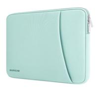 RAINYEAR Funda para Portátil de 15,6 Pulgadas Compatible con la mayoría de Ultrabooks Chromebook de 15,6 Pulgadas, Bolsa Protectora para Portátil con Bisel Ultra Delgado de 16 Pulgadas, Verde Menta
