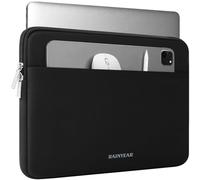 RAINYEAR Funda para Portátil para Macbook Air de 13 Pulgadas M5 M4 M3 M2 Macbook Neo A3404, Compatible con el MacBook Pro de 14 Pulgadas, Funda para Notebooks Chromebook de 13 Pulgadas, Negro