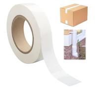 Rairsky 30 mm*50 m Cinta Adhesiva Impermeable Extrafuerte, Cinta de Tela, Cinta Reparación, Cinta Americana Blanca, Flex Tape, Cinta Adhesiva Tela para Reparar, Embalar, Fijar, Etiquetar y Precintar