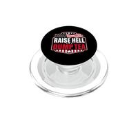 Raise Hell Dump Tea Funny Tea Party 4 de Julio PopSockets PopGrip para MagSafe