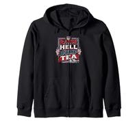 Raise Hell Dump Tea Funny Tea Party 4 de Julio Sudadera con Capucha