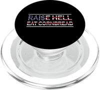 Raise Hell Eat Cornbread Redneck Southern July 4 Country PopSockets PopGrip para MagSafe