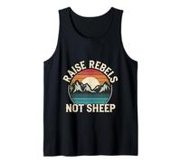 Raise Rebels Not Sheep Motivación independiente |-- Camiseta sin Mangas