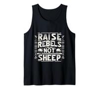 Raise Rebels Not Sheep Motivación independiente |----- Camiseta sin Mangas