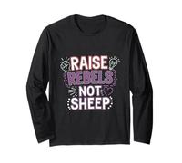 Raise Rebels Not Sheep Motivación independiente -------- Manga Larga