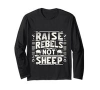 Raise Rebels Not Sheep Motivación independiente |----- Manga Larga