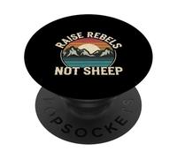 Raise Rebels Not Sheep Motivación independiente |-- PopSockets PopGrip Adhesivo