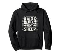 Raise Rebels Not Sheep Motivación independiente |----- Sudadera con Capucha
