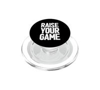 Raise Your Game Inspirational Motivational Inspo Saying Gym PopSockets PopGrip para MagSafe