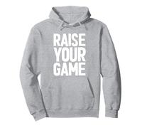 Raise Your Game Inspirational Motivational Inspo Saying Gym Sudadera con Capucha