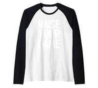 Raise Your Game - Inspo Motivacional Inspirador para el Gimnasio Camiseta Manga Raglan