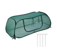 Raised Bed Cover, 115 x 50 x 45 cm Breathable Reusable Guard Tent With 4 Ground Stake, Mesh Garden Cover, For Fruits Flowers Strawberries Tomatoes Seedlings Trees Pots Planters Soil Outdoor