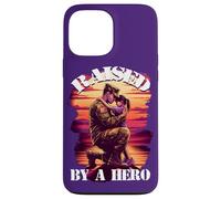 Raised by a Hero Military Father and Daughter Military Kids Carcasa para iPhone 13 Pro MAX