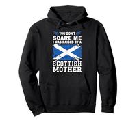Raised by a Scottish Mother Mother's Day Scotland Flag Sudadera con Capucha