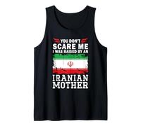 Raised by an Iranian Mother Mother's Day Iran Flag Camiseta sin Mangas