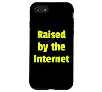 Raised by The Internet Funny Gen Z Tees Mugs and Decor Carcasa para iPhone SE (2020) / 7/8