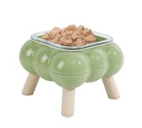 Raised Cat Bowl, Lifted Food Dish, High Leg Water Feeder, Anti-Black Chin Design, Ideal para Daily Feeding, Home, Travel, Apartment, Floor, Outdoor Drinking Use 350g Capacity
