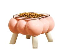 Raised Cat Bowl, Lifted Food Dish, High Leg Water Feeder, Anti-Black Chin Design, Ideal para Daily Feeding, Home, Travel, Apartment, Floor, Outdoor Drinking Use 350g Capacity