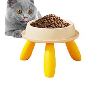 Raised Cat Bowls, Elevated Kitten Bowl, Anti-Vomit Pet Feeder, Ergonomic Tilted Raised Kitten Dish for Puppy Daily Feeding Veterinary Approved Multi Pet Home Outdoor Travel Use