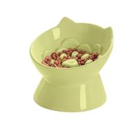 Raised Cat Dish | Ceramic Water Dish | Comfortable Dining Tall Cat Bowl | Healthy Eating Habit For Pet Store Apartment Living Room Dining Area Kitchen Home Patio