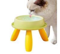 Raised Cat Dish, Elevated Cats Bowl, 14cm/5.51 Inch 13.5cm/5.31 Inches Anti-Vomit Pet Feeder Kitten for Multi-Pet Feeding Daily Use Indoor Apartment Home Veterinary Travel Puppy