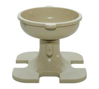 Raised Cat Food Bowls, Cat Dishes Elevated Angle and Heights Adjustable, Anti-Slip Tilted Cat Food Container, Magnetic Sponge Grip, Ideal for Indoor Cats and Dogs Feeding