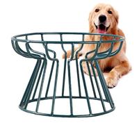 Raised Cat Food Bowls - Ceramic + Iron | Whisker-Friendly Anti-Vomit Cat Plate, Shallow Food And Water Dish With Metal Stand | Raised Cats Bowl For Comfortable Eating