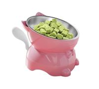 Raised Cat Food Bowls - Non-Slip Tilt Cute Whisker Friendly Feeding