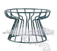 Raised Cat Food Bowls - Whisker-Friendly Anti-Vomit Ceramic Plate, Elevated Cat Bowl with Metal Stand | Shallow Food & Water Dish for Cats, Ergonomic Raised Cat Feeding Dish, Durable Cat Bowl