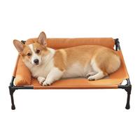 Raised Dog Bed, Elevated Pet Couch, Breathable Non Slip Cot With Bolsters