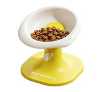 Raised Dog Feeder - Elevated Pet Dish Feeder with Stand | Lifted Dog Dish Bowl for Indoor/Outdoor, Living Room Camping with Balcony Apartment, Neck Protection Stand