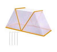 Raised Garden Bed Plant Cover | Foldable Greenhouse Dome PP Humidity Protection 49×38×22cm / 80×34×35cm Lightweight Frost Shield Kit | Seedling Propagation Vegetable Fruit Animal Protection Outdoor Ga