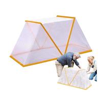 Raised Garden Bed Plant Cover | Foldable Greenhouse Dome PP Humidity Protection 49×38×22cm / 80×34×35cm Lightweight Frost Shield Kit | Seedling Propagation Vegetable Fruit Animal Protection Outdoor Ga