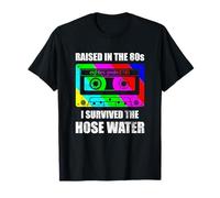 Raised in The 80s Cassette Tape Funny Retro Camiseta