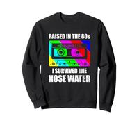 Raised in The 80s Cassette Tape Funny Retro Sudadera
