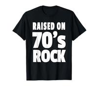 Raised On 70's Rock - Camiseta para fan de la música rock Camiseta