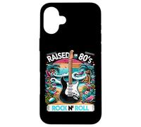 Raised On 80's Rock Roll - Banda de Rock - Banda para el Pelo Carcasa para iPhone 16 Plus