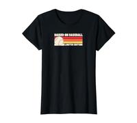 Raised On Baseball Edición Limitada Estilo Retro 70s Camiseta gráfica económica